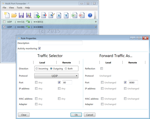 Multi Port Forwarder screenshot