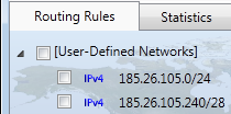 Geo Router - user-defined networks