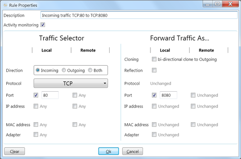 Multi Port Forwarder example