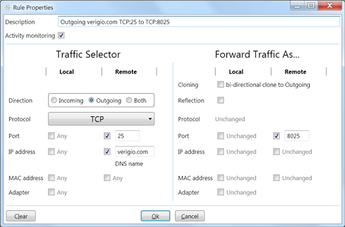 Multi Port Forwarder example