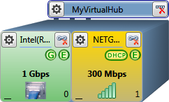 Virtual Network Hub - WiFi Hotspot with a gateway to a wired network